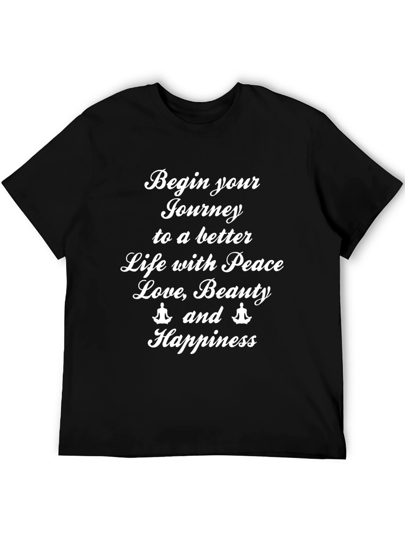 Inspirational Journey Black T-Shirt