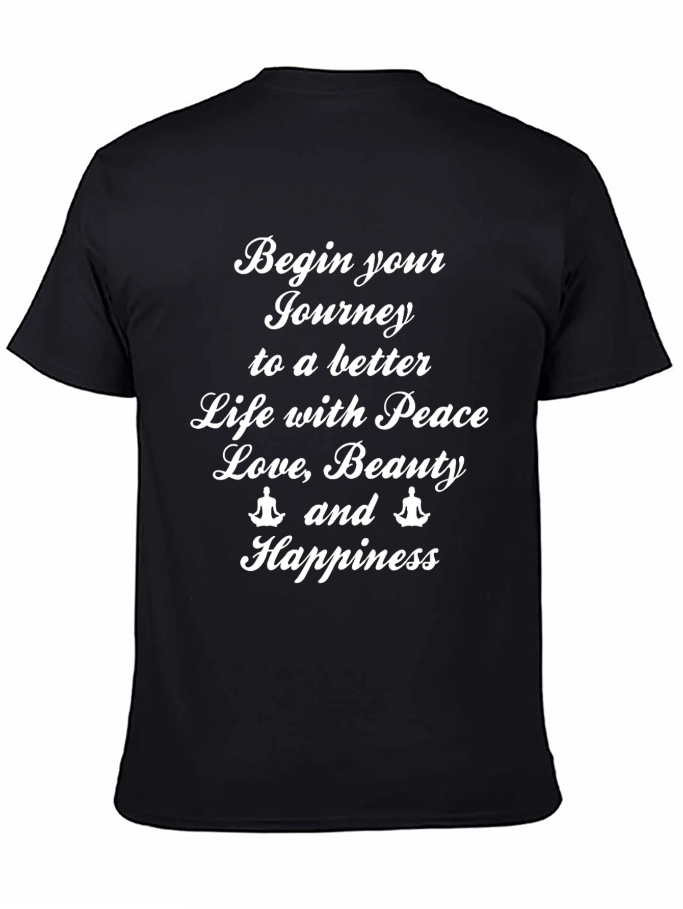 Inspirational Journey Black T-Shirt