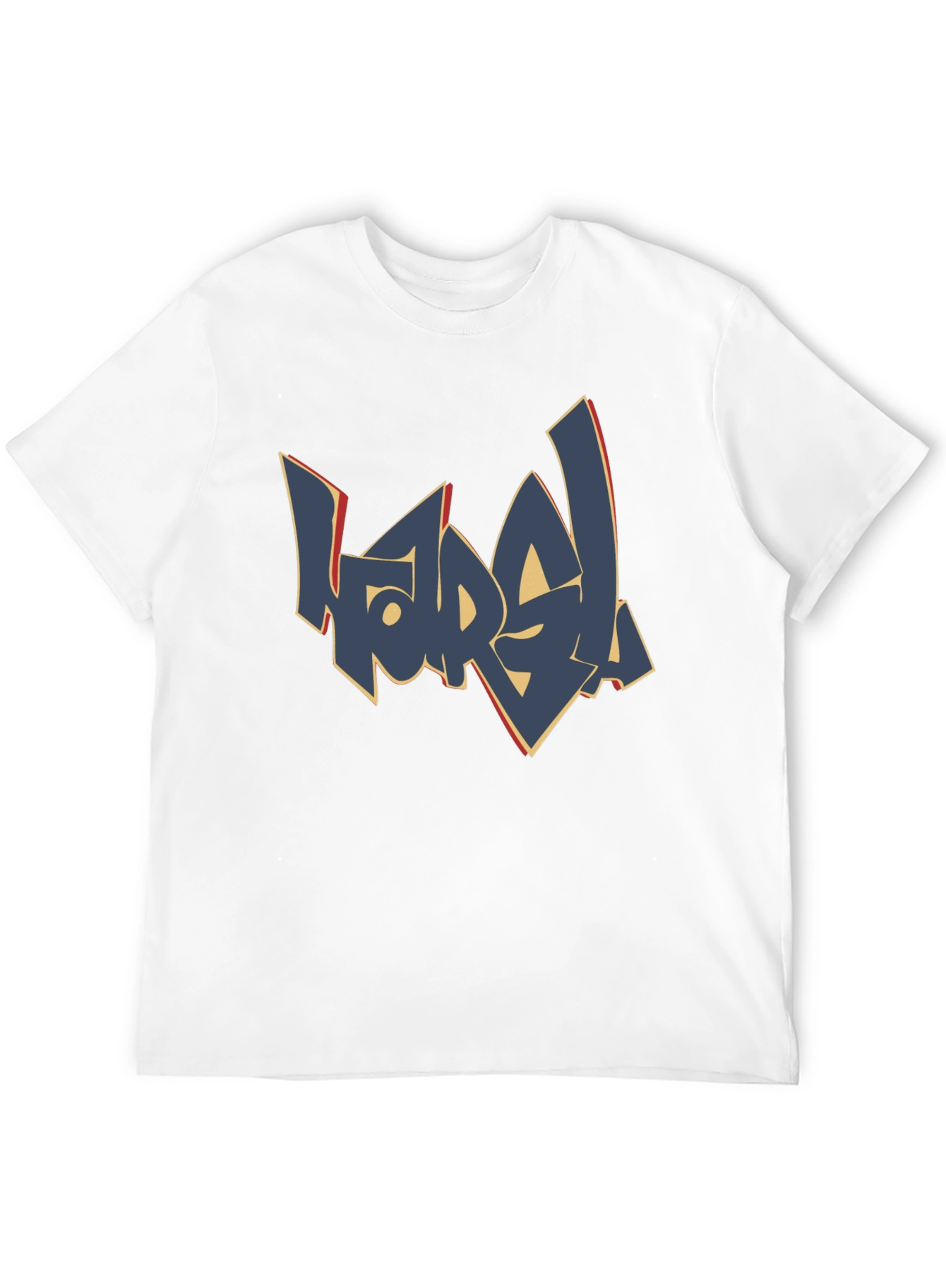 Urban Graffiti Style Graphic Print Mens T-Shirt