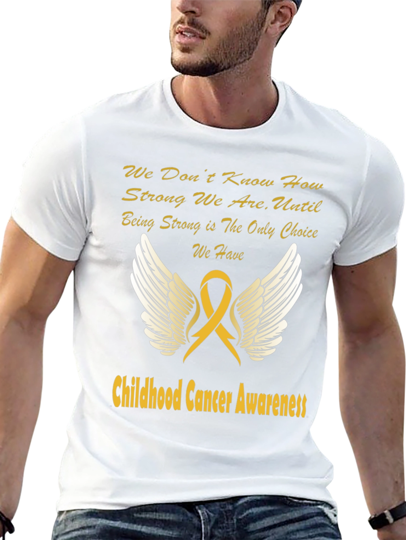 Childhood Cancer Awareness Ribbon T-Shirt