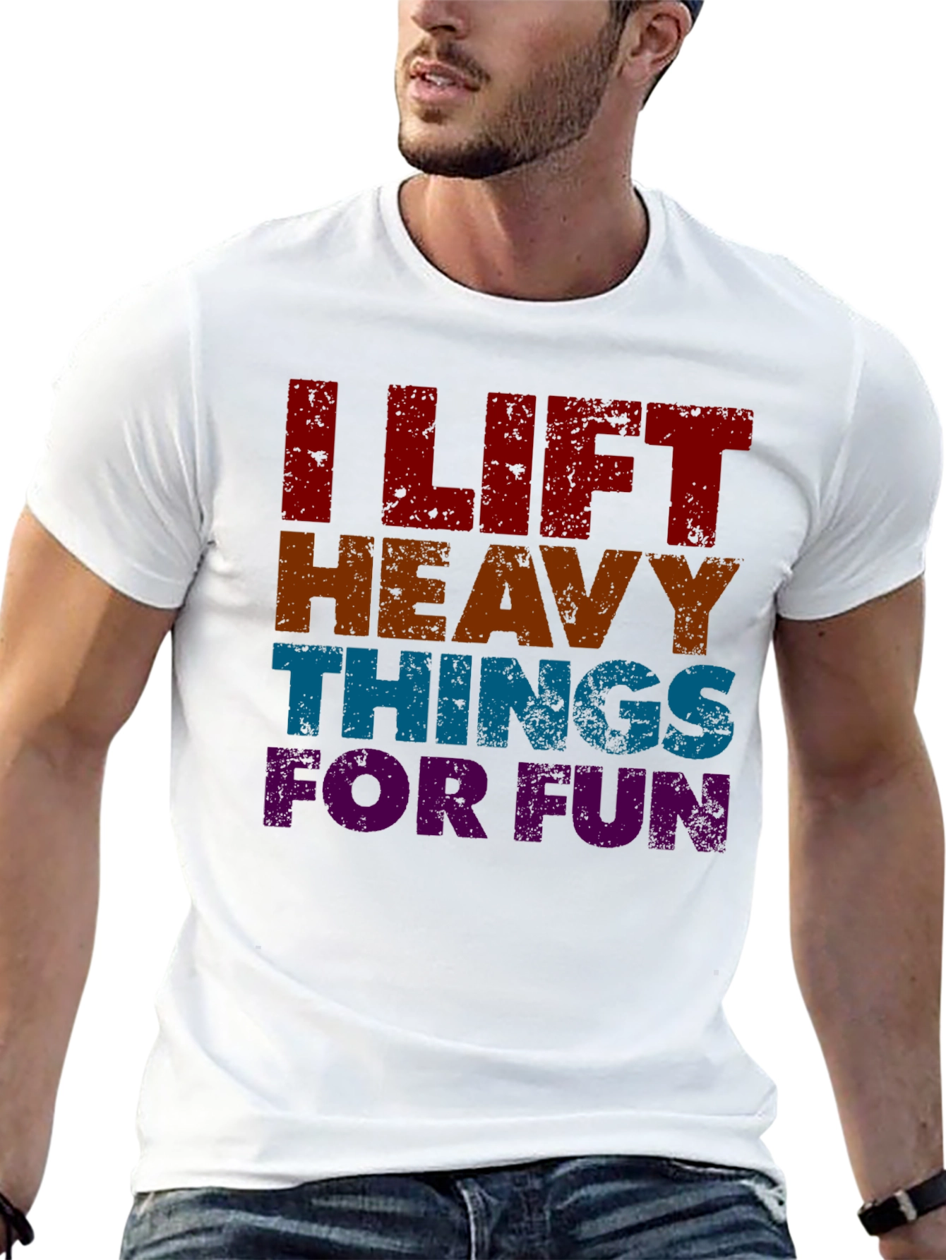 I Lift Heavy Things For Fun Graphic T-Shirt