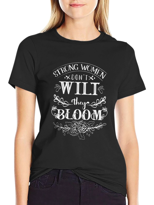 Strong Women Bloom Graphic Tee