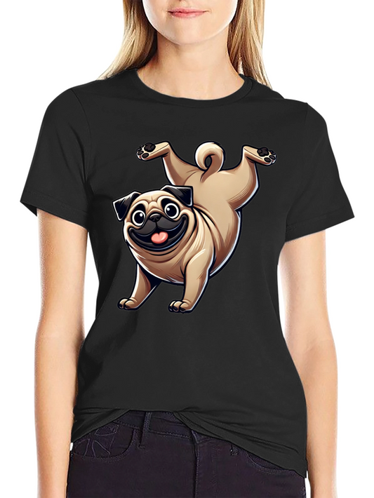Funny Pug Dog Graphic T-Shirt