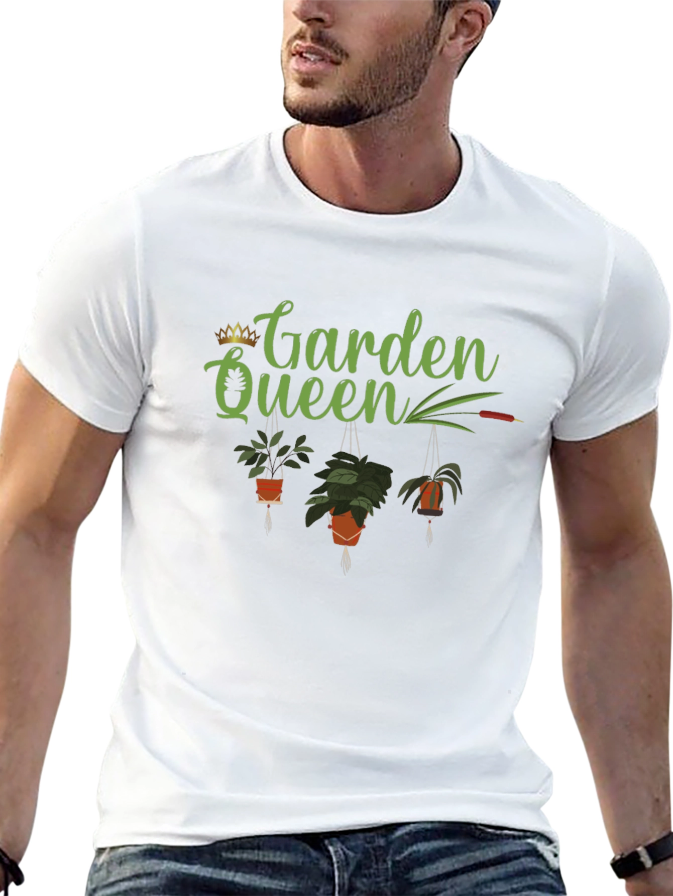 Garden Queen Graphic Tee - Plant Lover T-Shirt