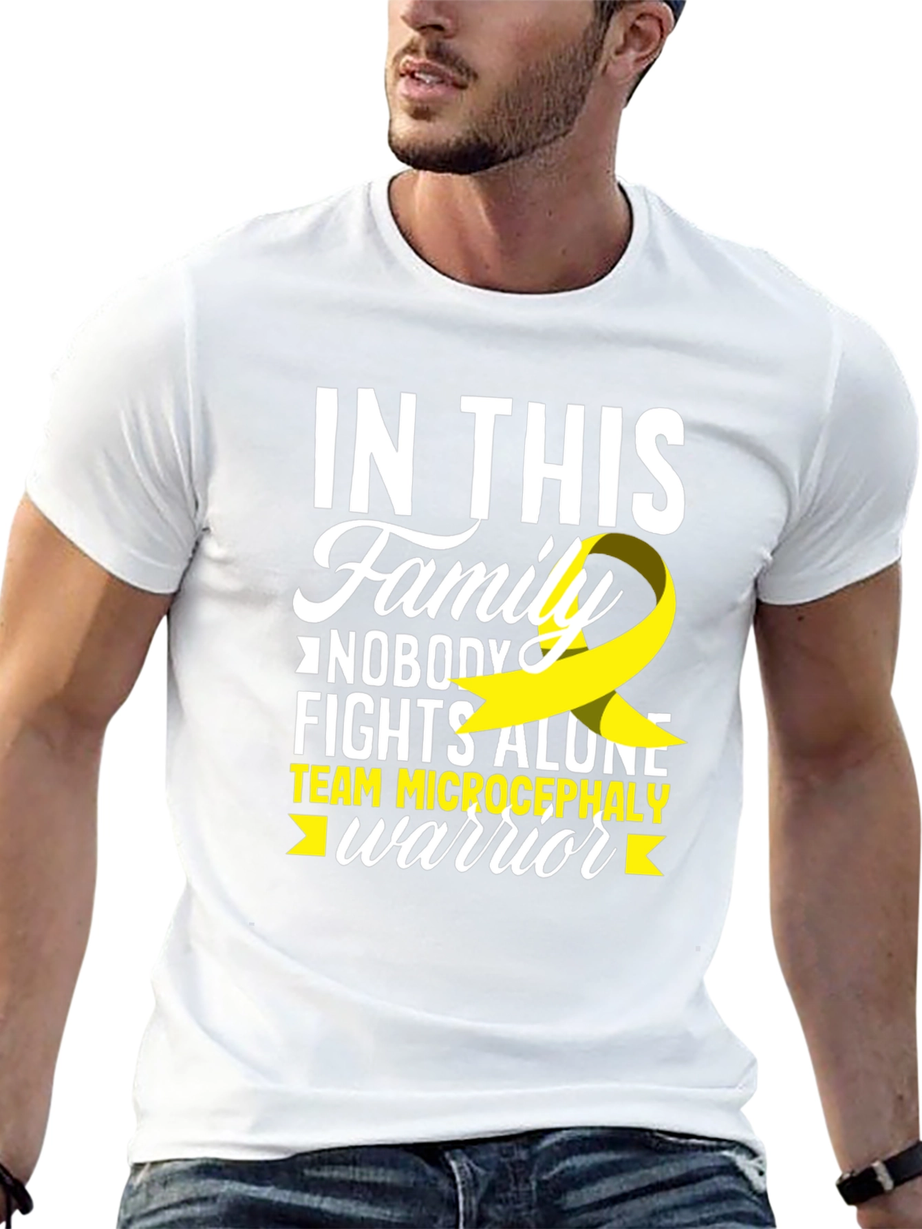 Microcephaly Awareness T-Shirt: Nobody Fights Alone