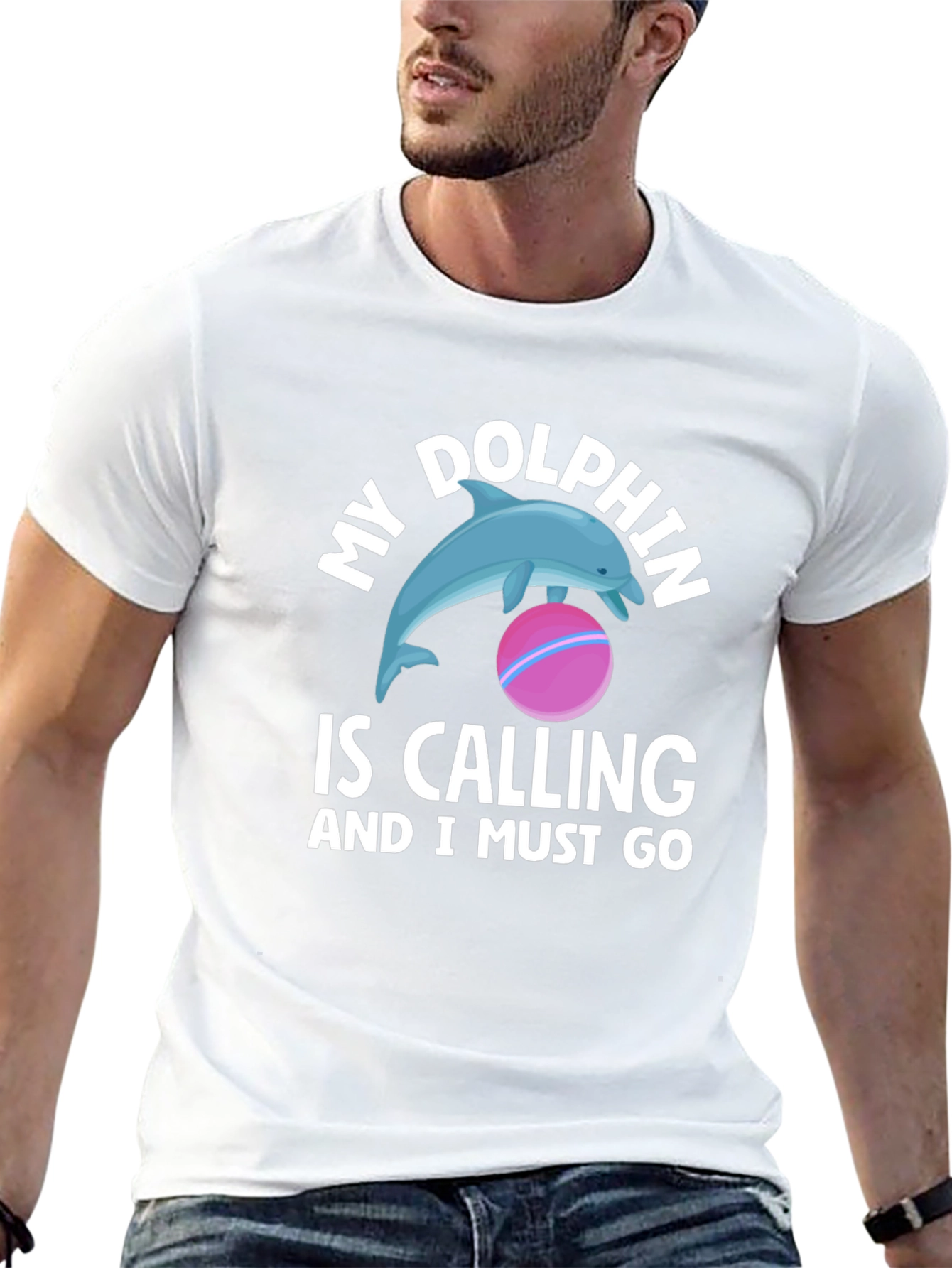 My Dolphin is Calling T-Shirt