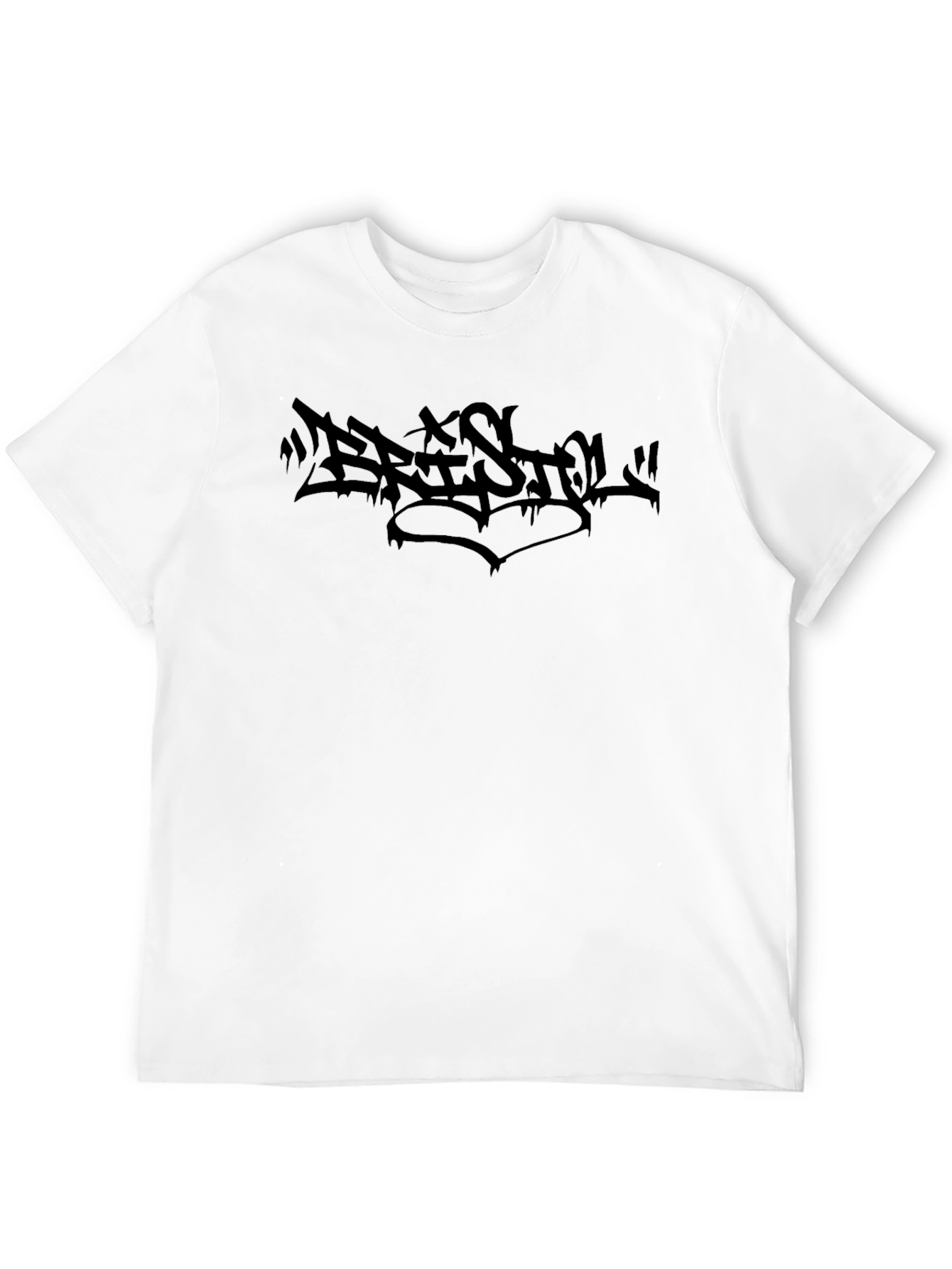 Black Bristol Graffiti Graphic T-Shirt