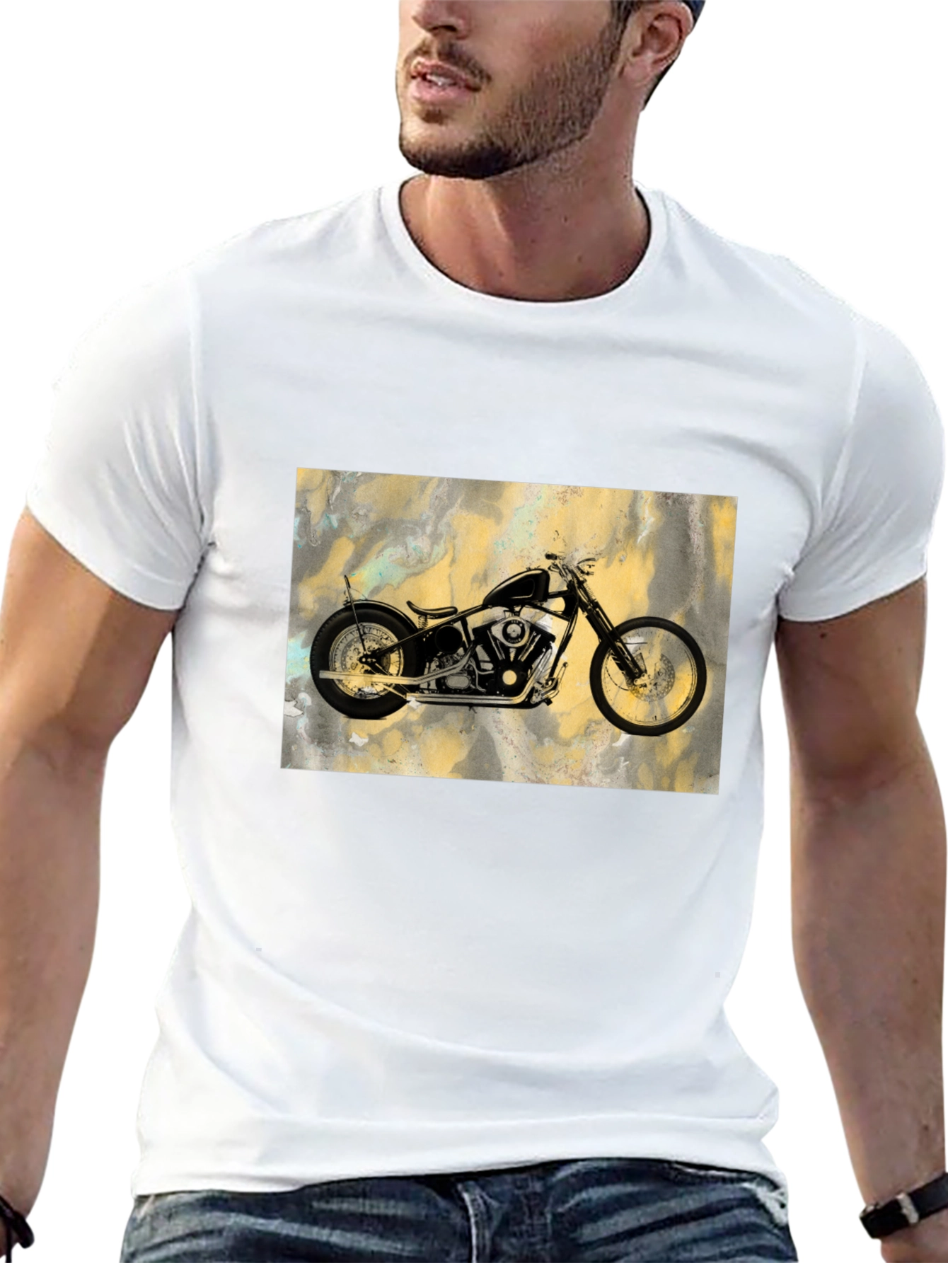 Motorcycle Graphic Tee - Ride in Style!