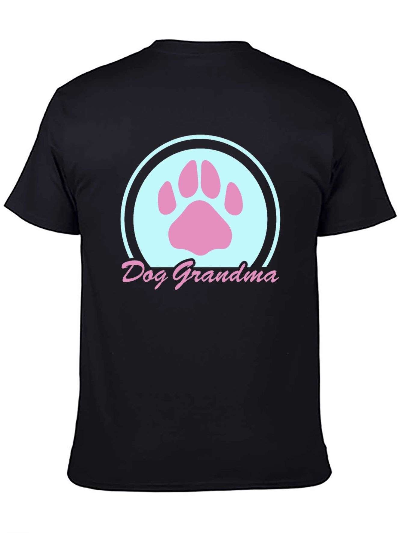 Dog Grandma T-Shirt - Paw Print Graphic Tee