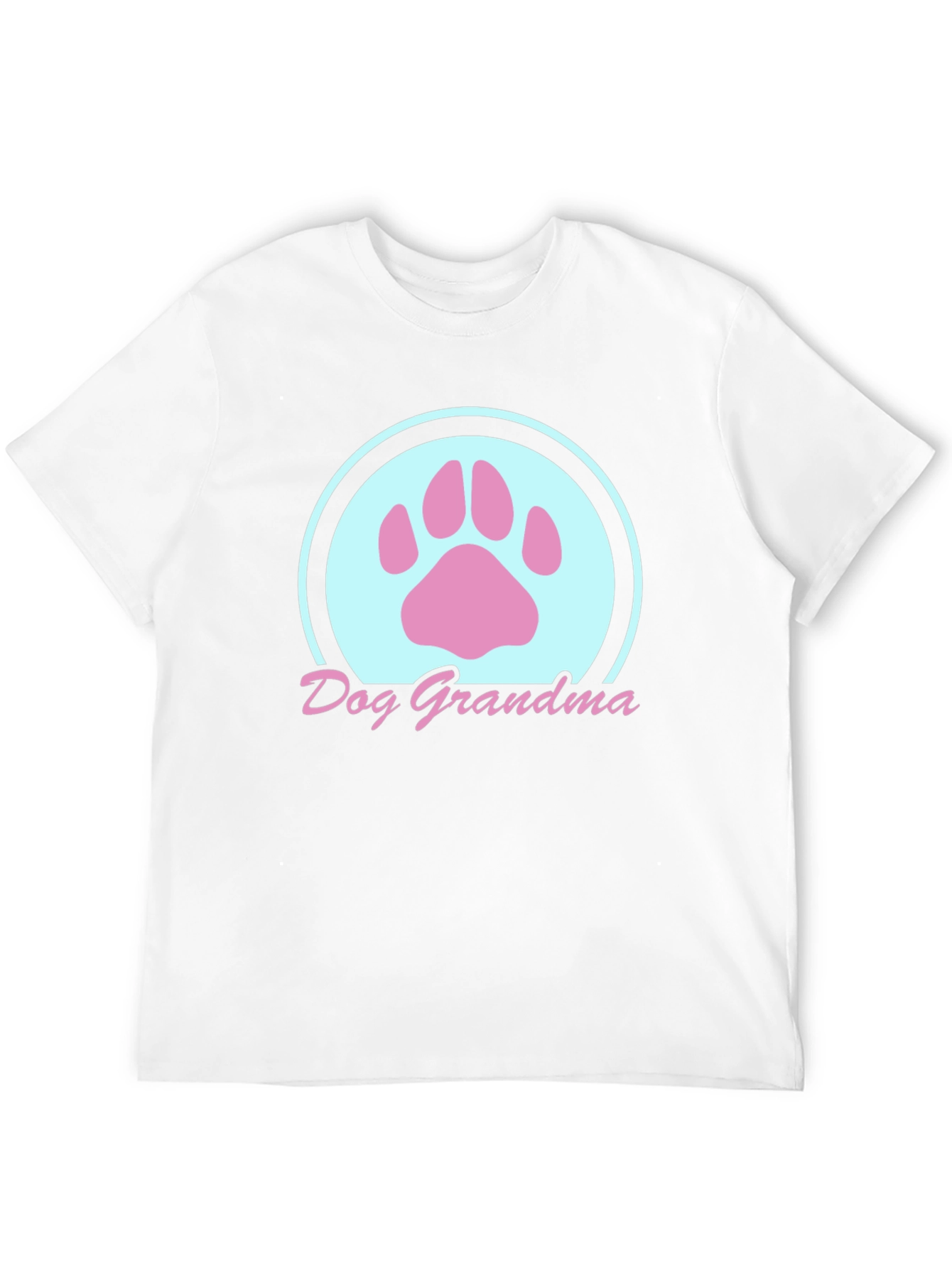 Dog Grandma T-Shirt - Paw Print Graphic Tee
