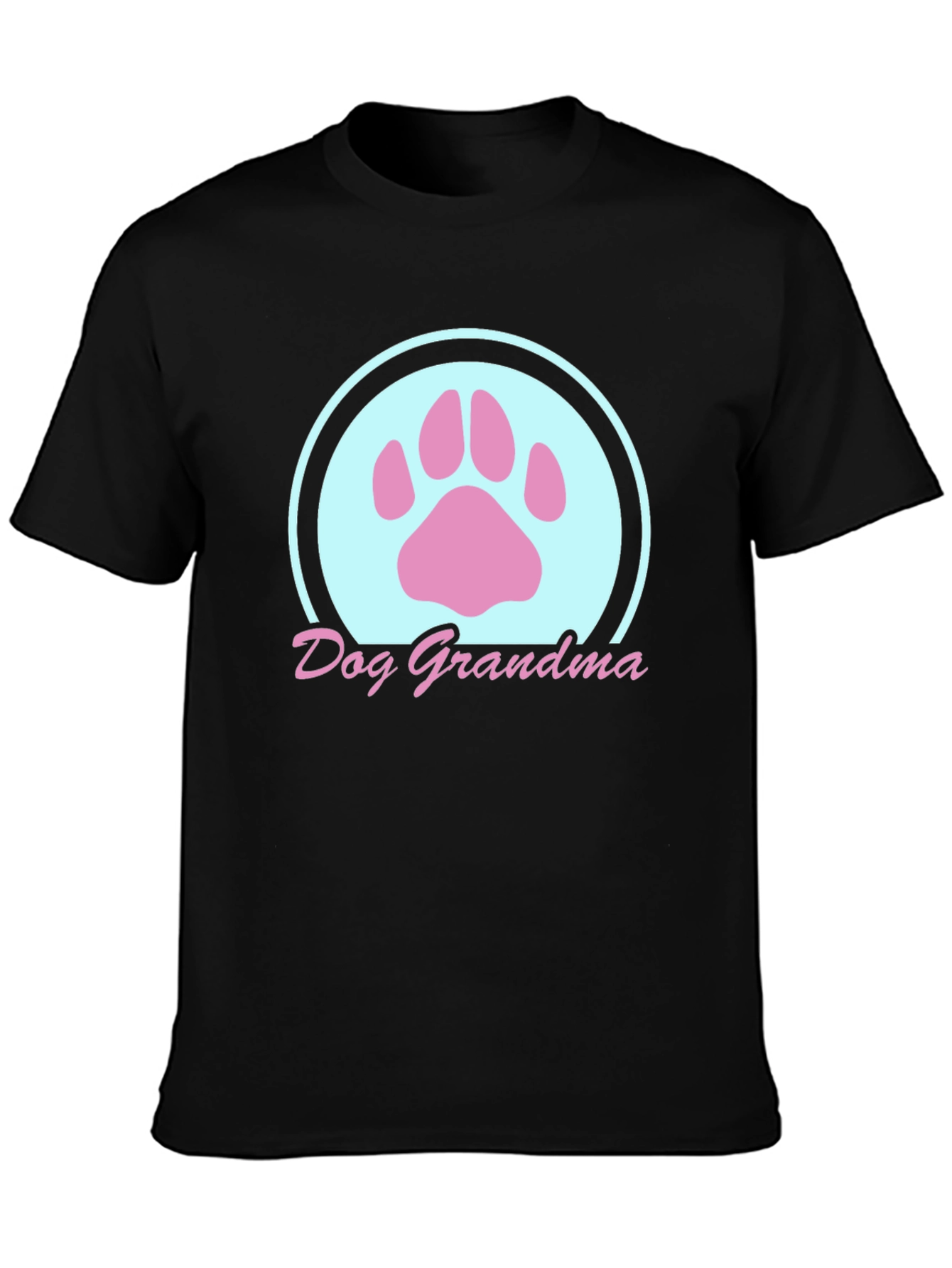 Dog Grandma T-Shirt - Paw Print Graphic Tee