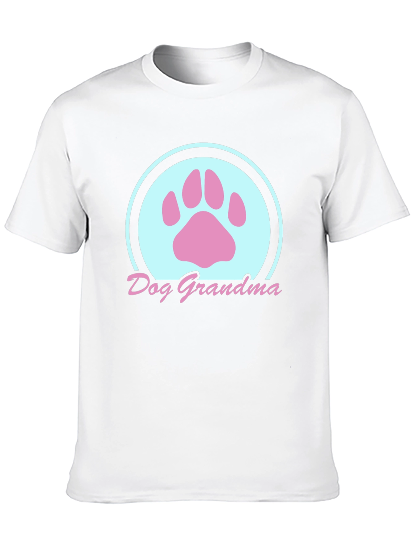 Dog Grandma T-Shirt - Paw Print Graphic Tee