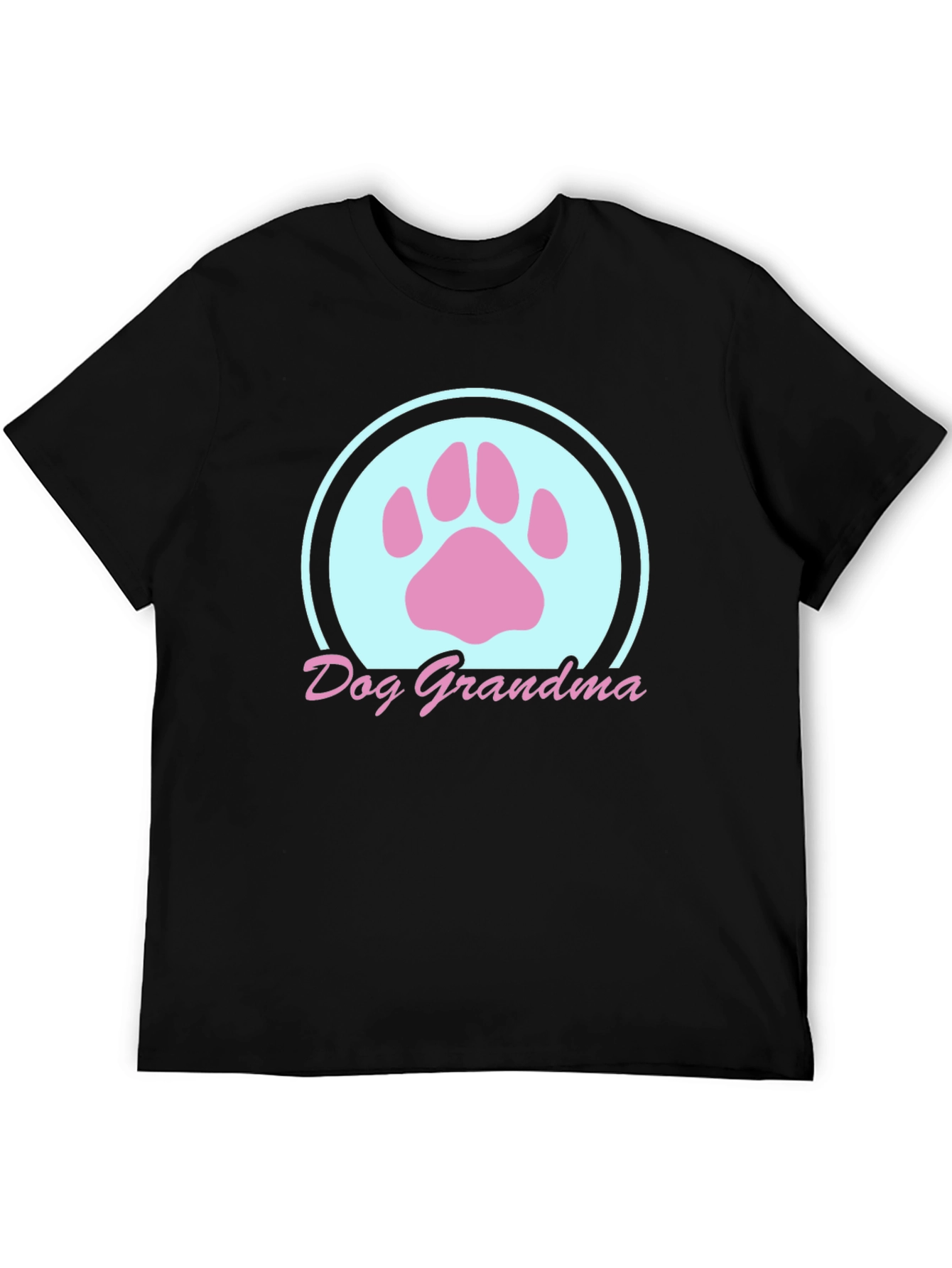 Dog Grandma T-Shirt - Paw Print Graphic Tee