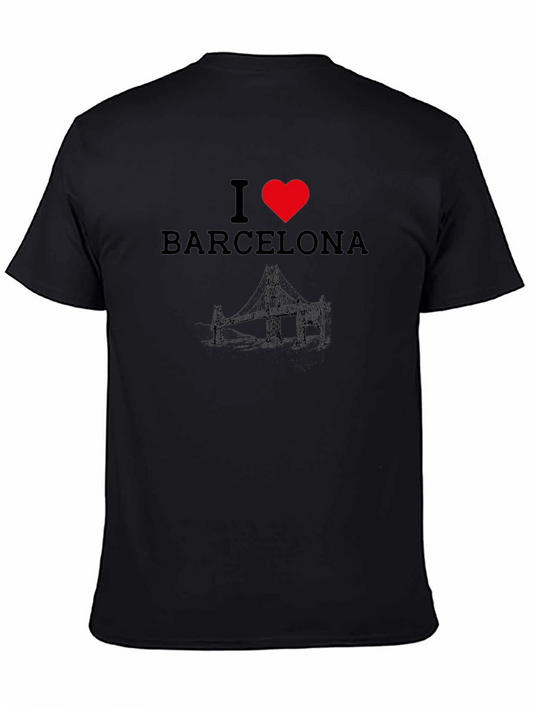I Love Barcelona Graphic T-Shirt