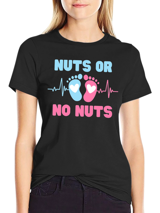 Nuts or No Nuts Gender Reveal T-Shirt