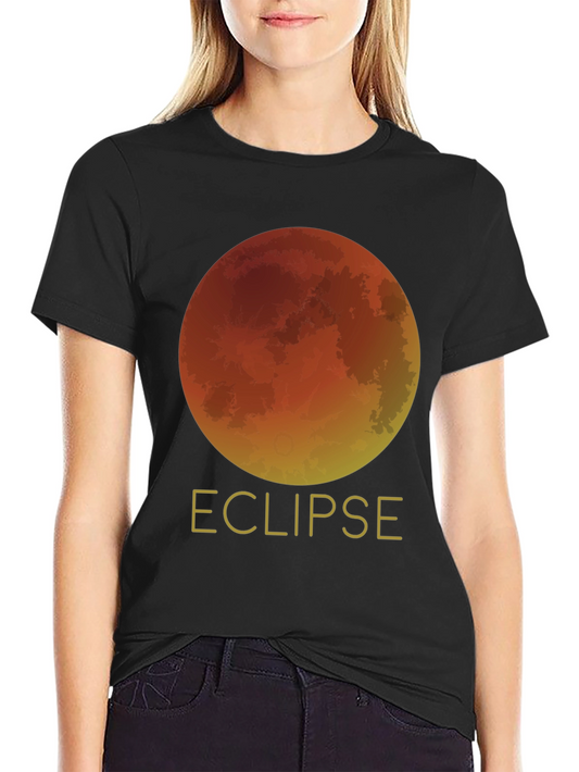 Eclipse Graphic Tee - Black Cotton Blend