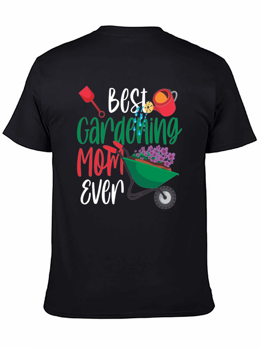 Best Gardening Mom Ever T-Shirt Floral Design