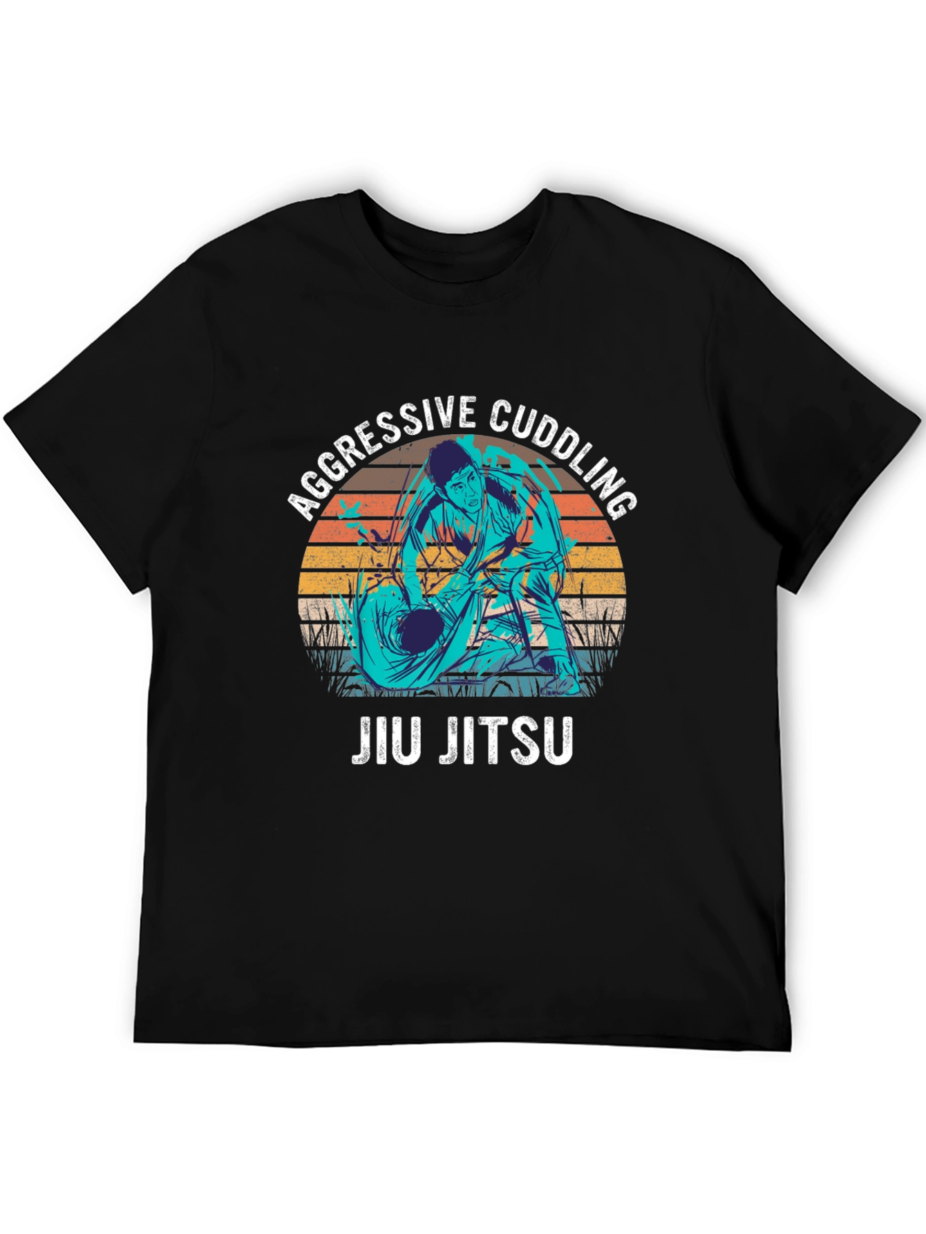 Aggressive Cuddling Jiu Jitsu T-Shirt