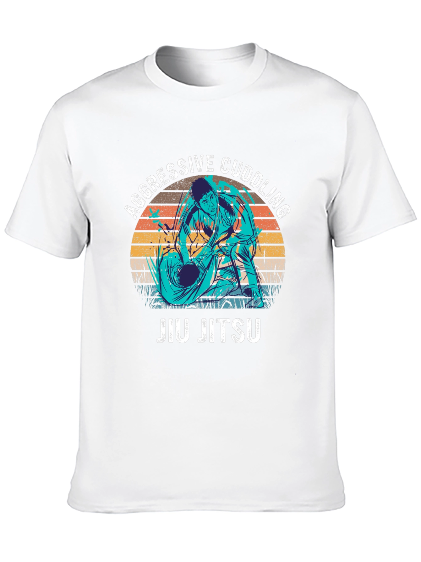 Aggressive Cuddling Jiu Jitsu T-Shirt