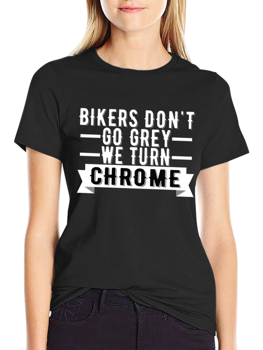 Biker Chrome Graphic T-Shirt