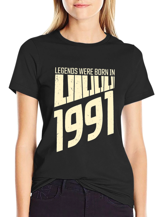 Legends Were Born in 1991 Piano T-Shirt