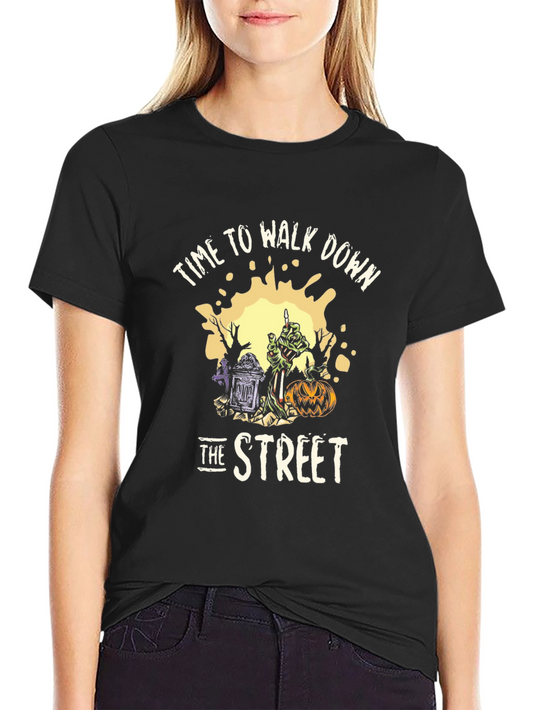 Time to Walk Down the Street Halloween T-Shirt