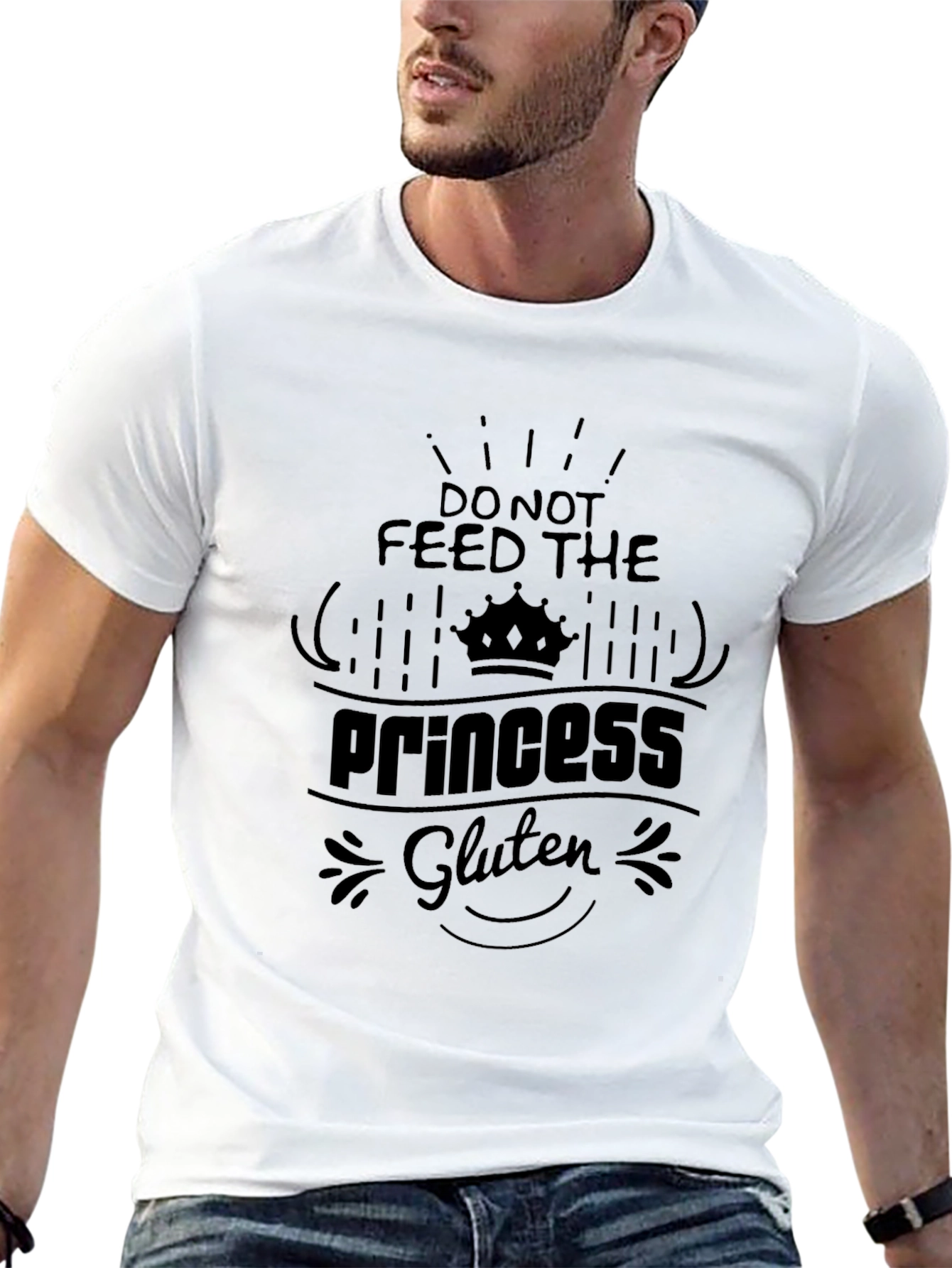 Do Not Feed the Princess Gluten Graphic Tee