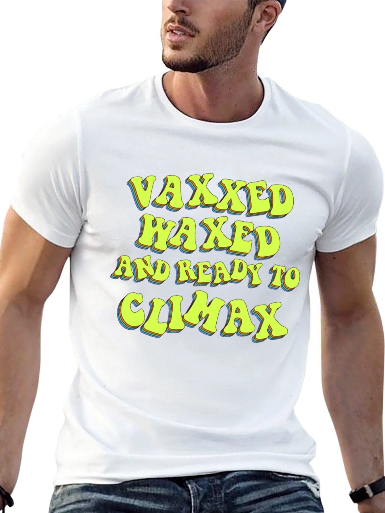 Vaxxed Waxed and Ready T-Shirt Funny Graphic Tee
