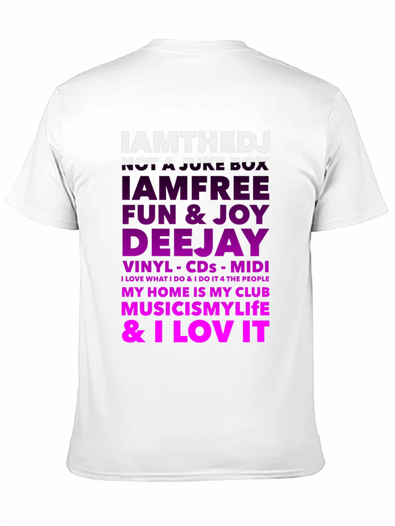 DJ Music Lover Graphic T-Shirt