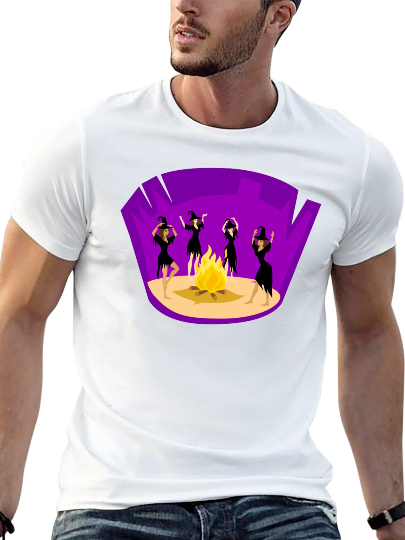 Witches Bonfire Graphic Tee