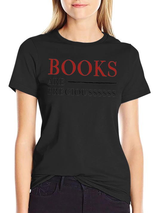 Books are Precious T-Shirt - Unisex Black Tee