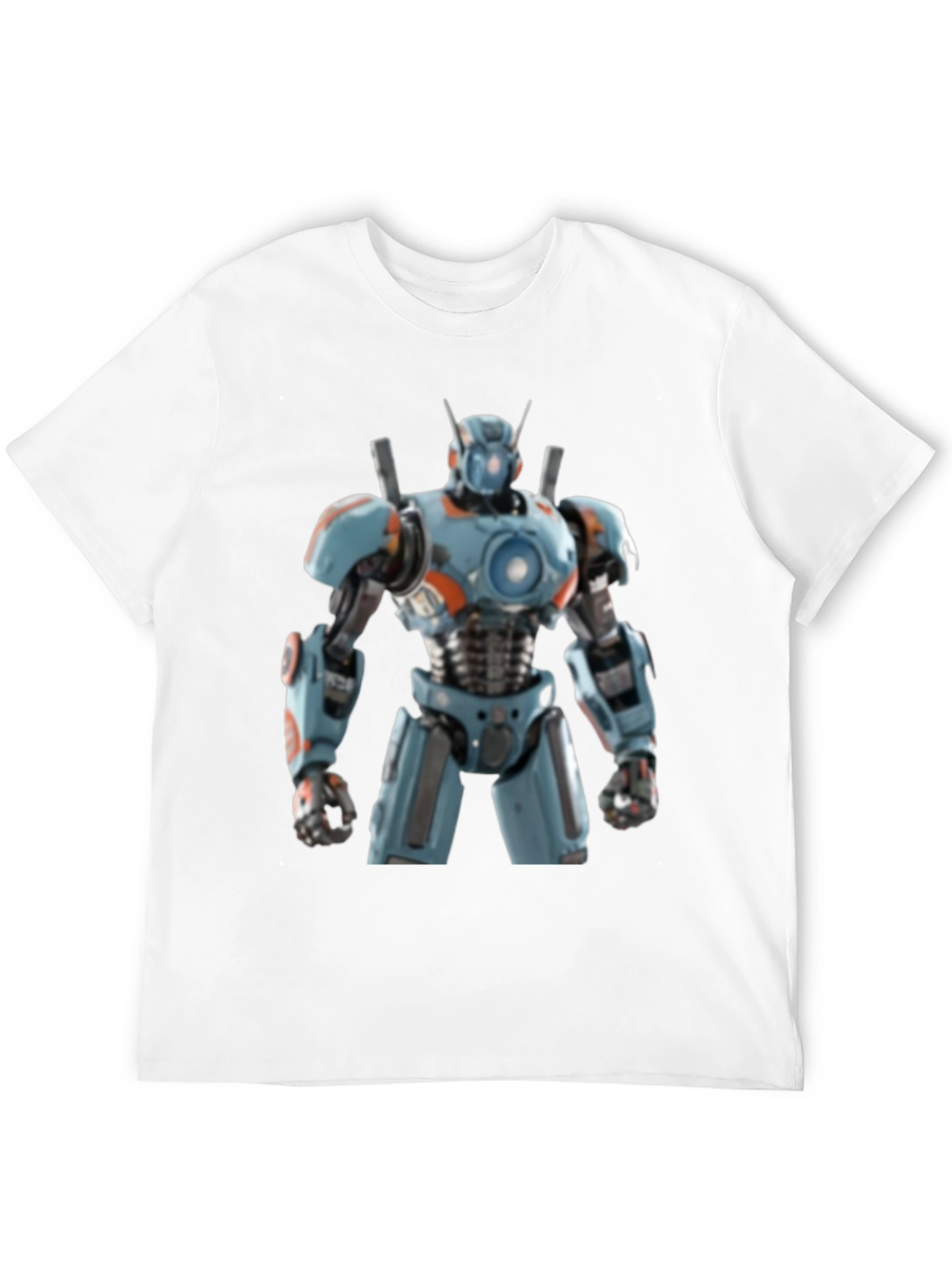 Robot Graphic Tee - Futuristic Design
