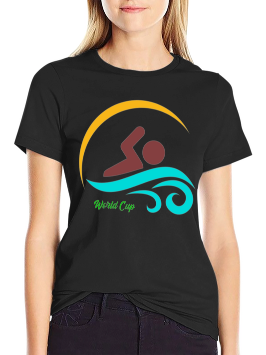 Swimmer World Cup Graphic T-Shirt