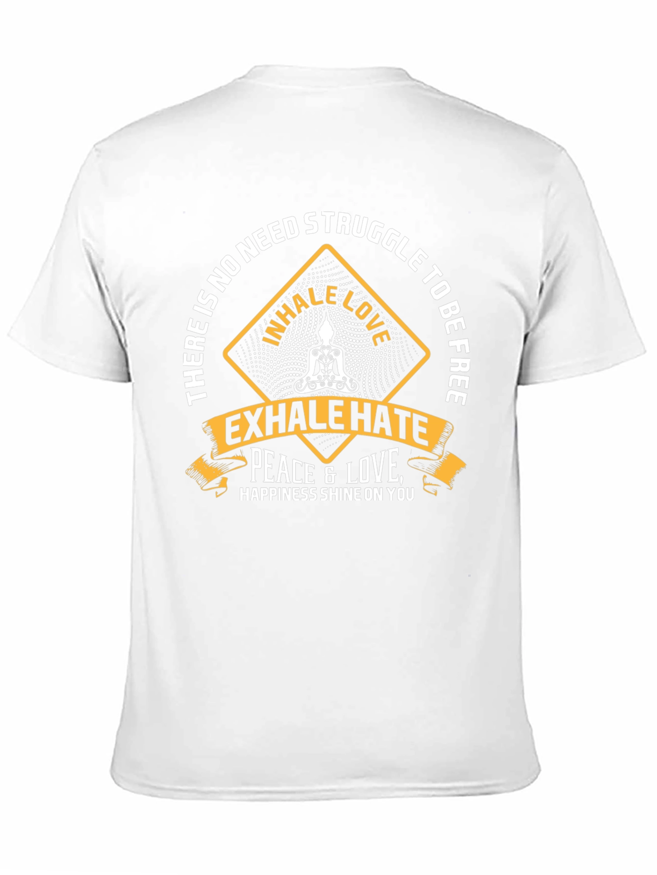 Inhale Love Exhale Hate Graphic T-Shirt