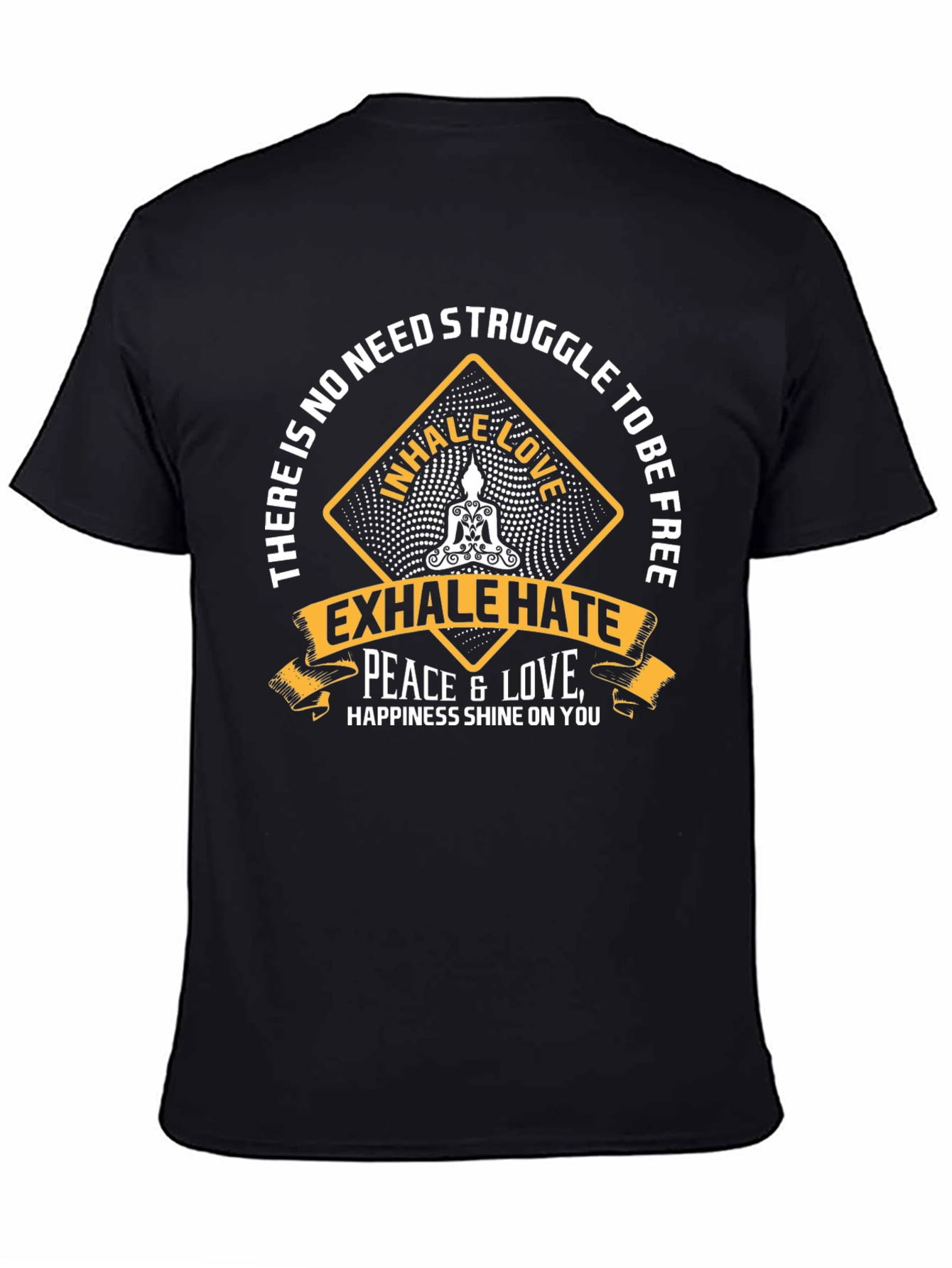 Inhale Love Exhale Hate Graphic T-Shirt