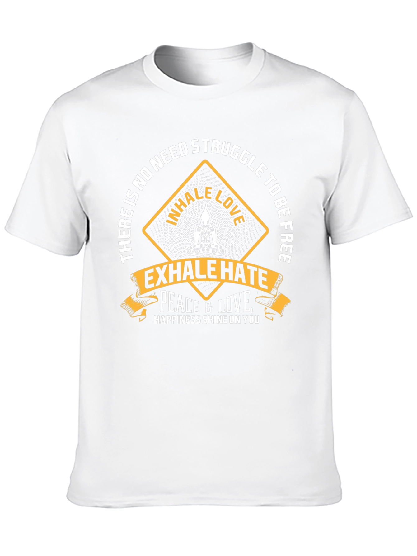 Inhale Love Exhale Hate Graphic T-Shirt
