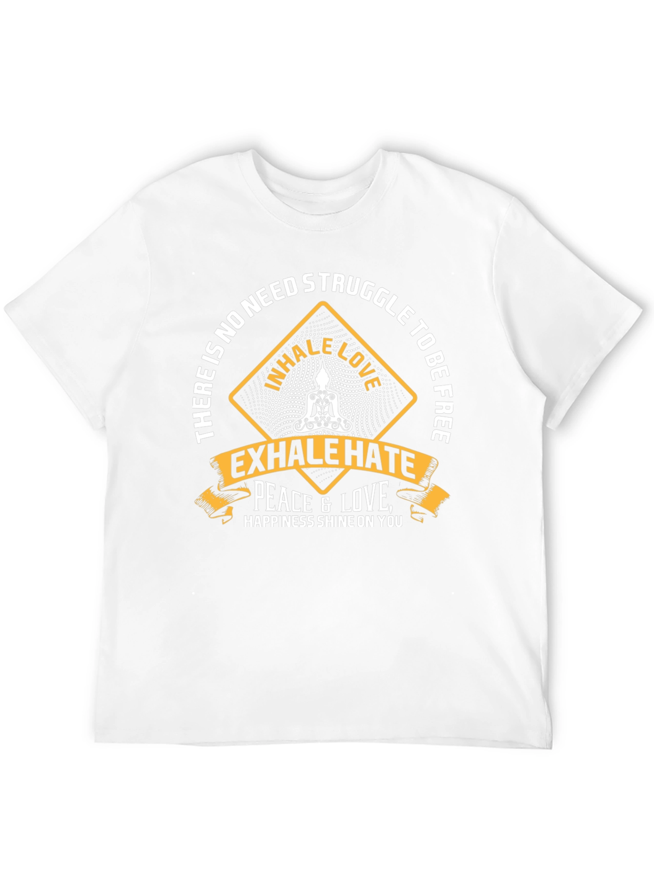 Inhale Love Exhale Hate Graphic T-Shirt