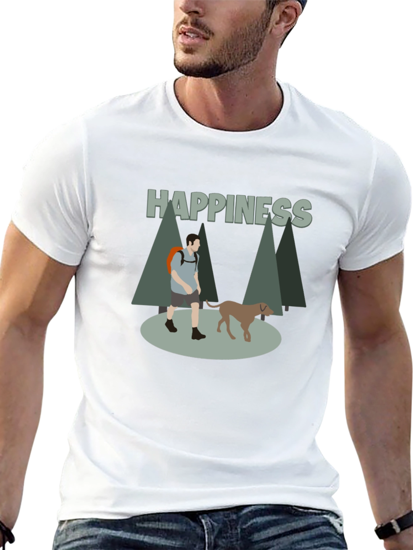 Happiness Hiking T-Shirt for Men