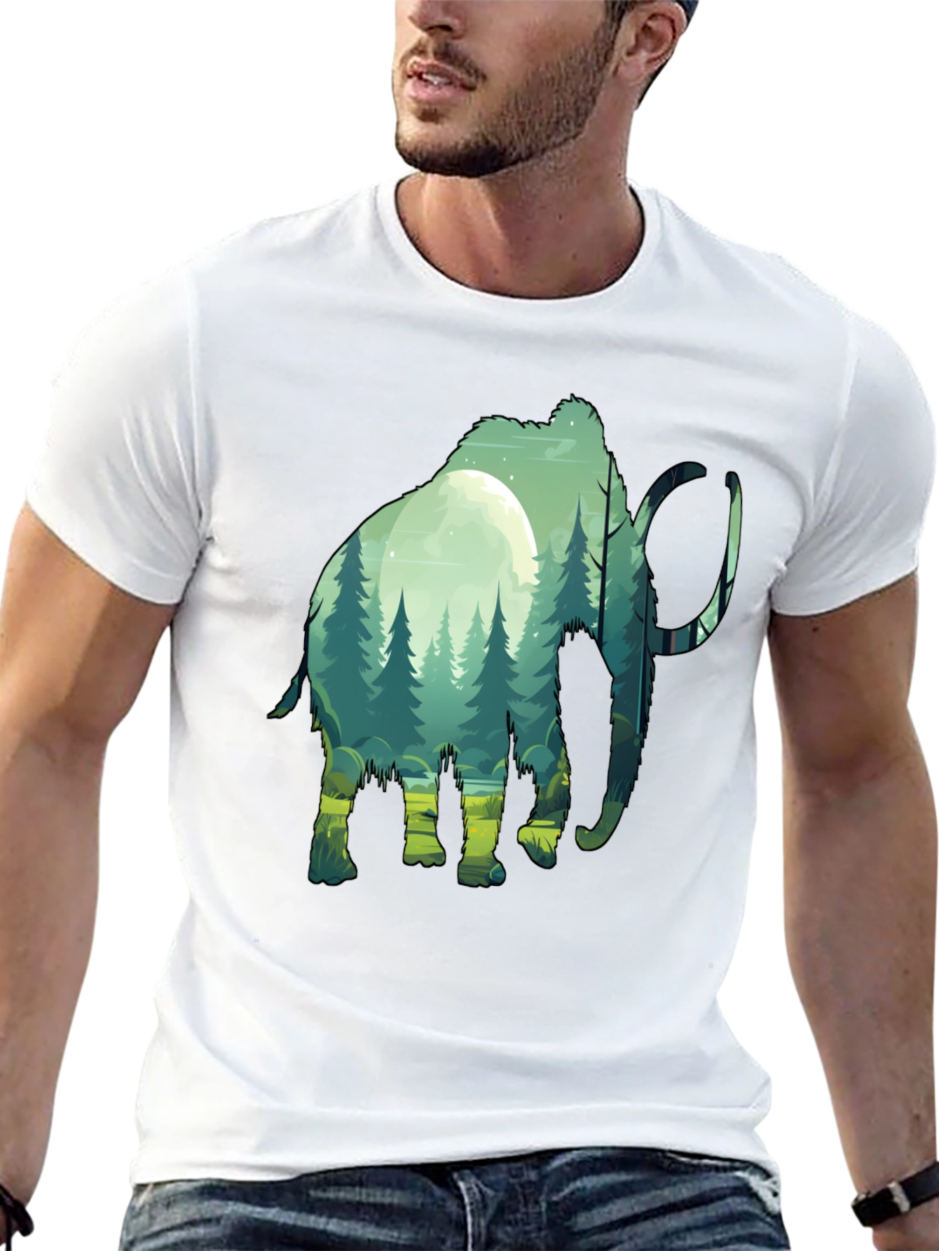 Mammoth Forest Graphic Tee - Nature Lovers T-Shirt