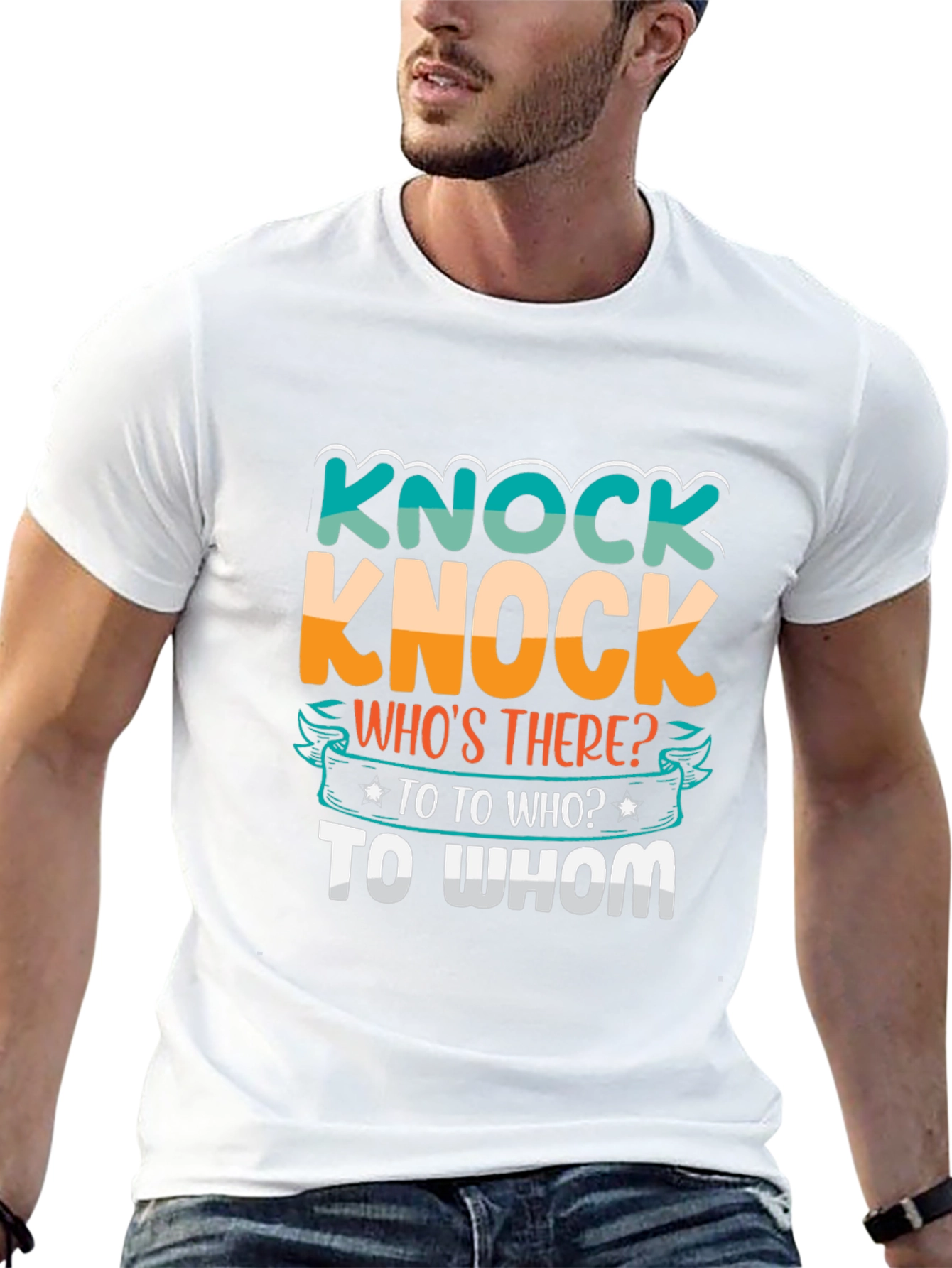 Knock Knock Joke T-Shirt - Humor Tee