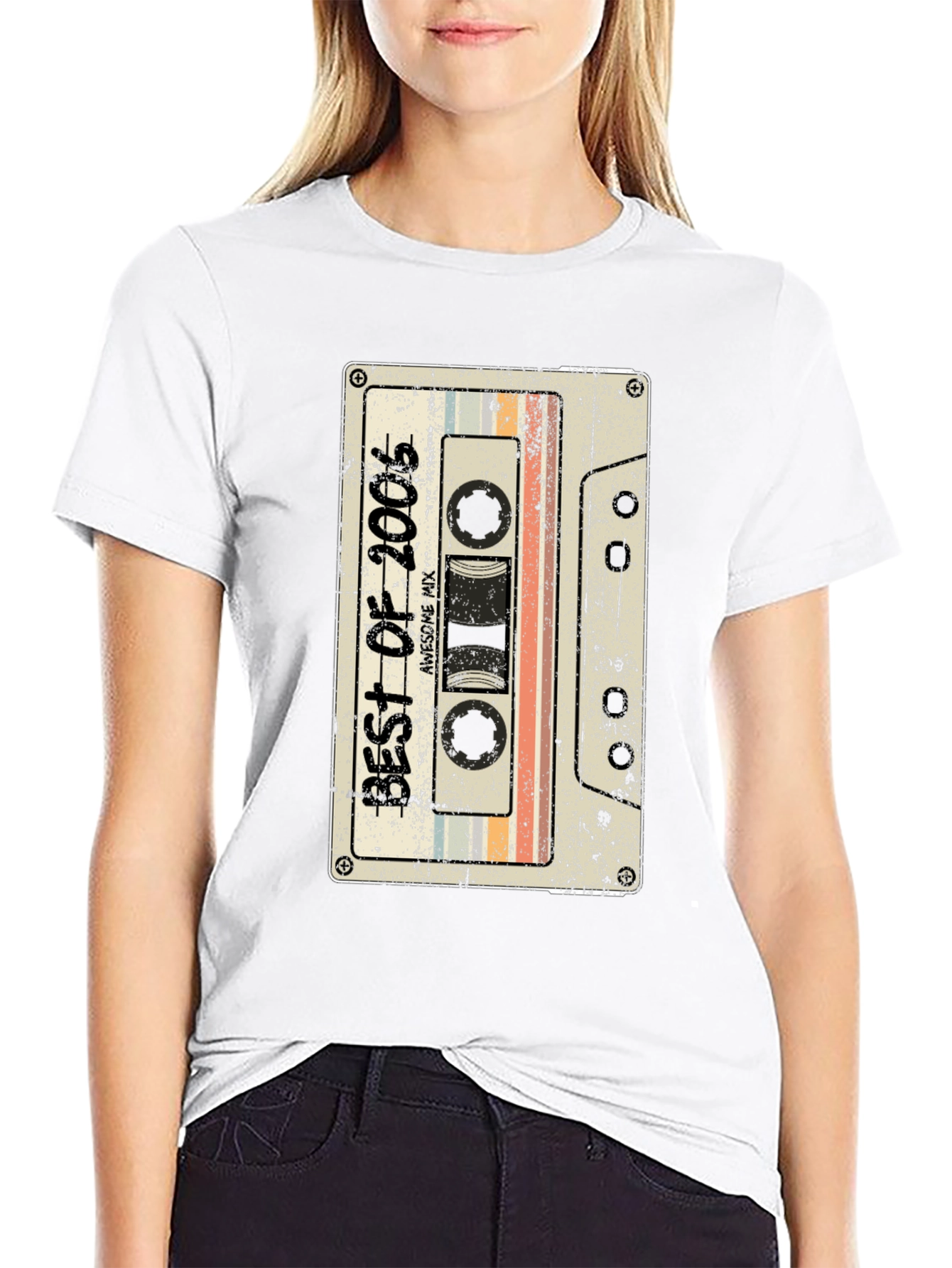 Retro Best of 2006 Cassette Graphic T-Shirt