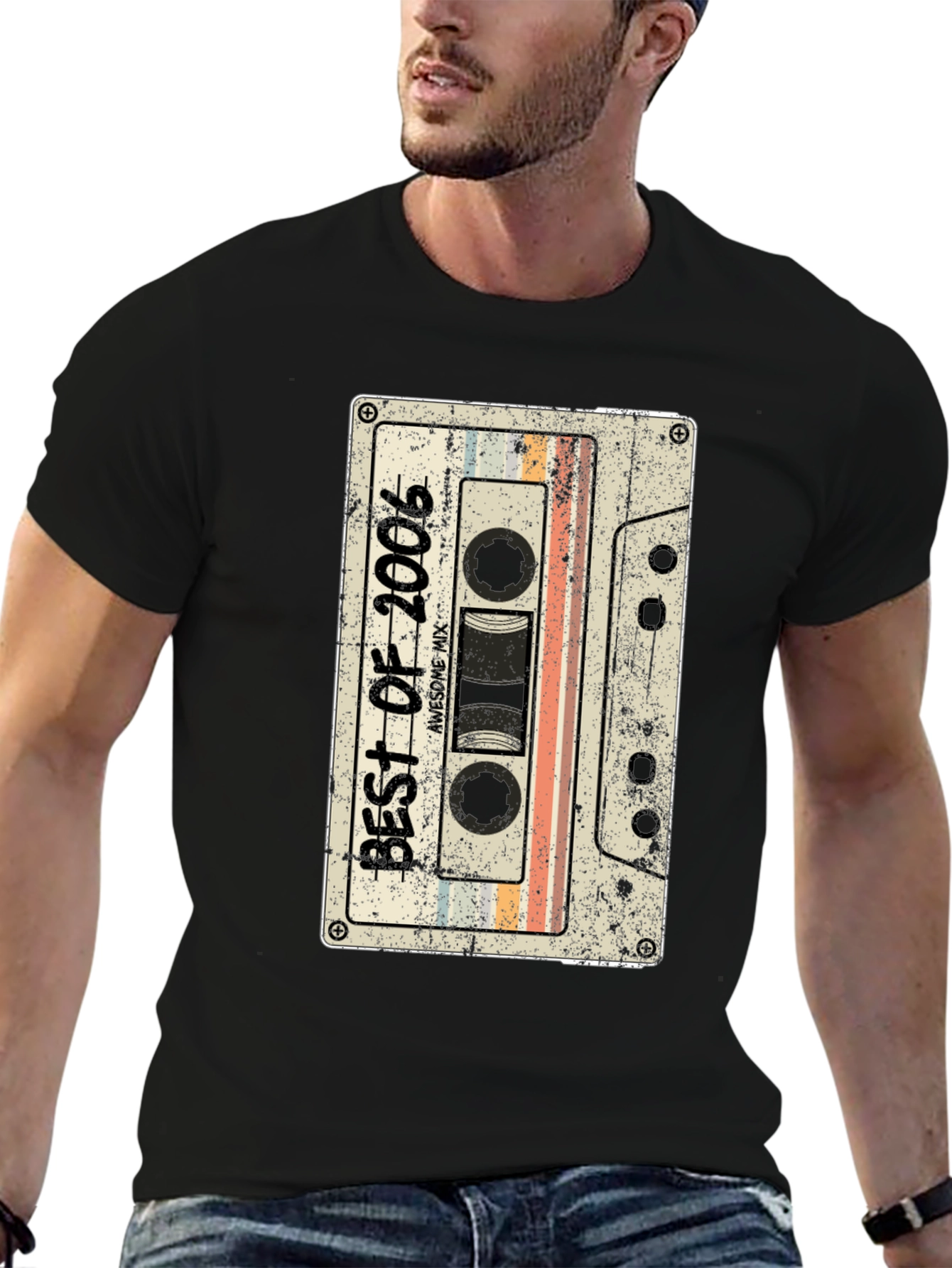 Retro Best of 2006 Cassette Graphic T-Shirt