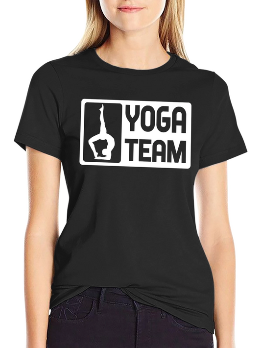Yoga Team Graphic Tee - Black