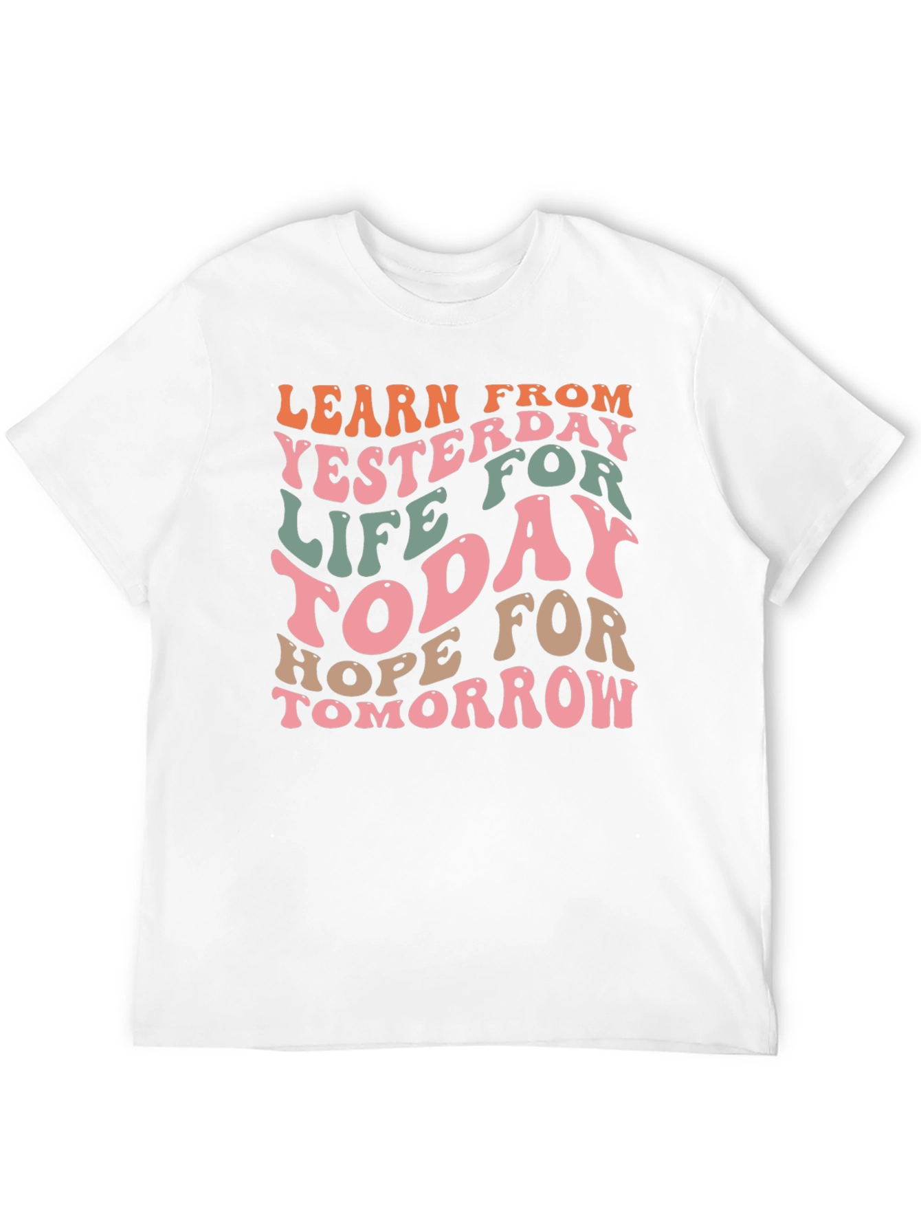 Retro Learn From Yesterday Graphic T-Shirt