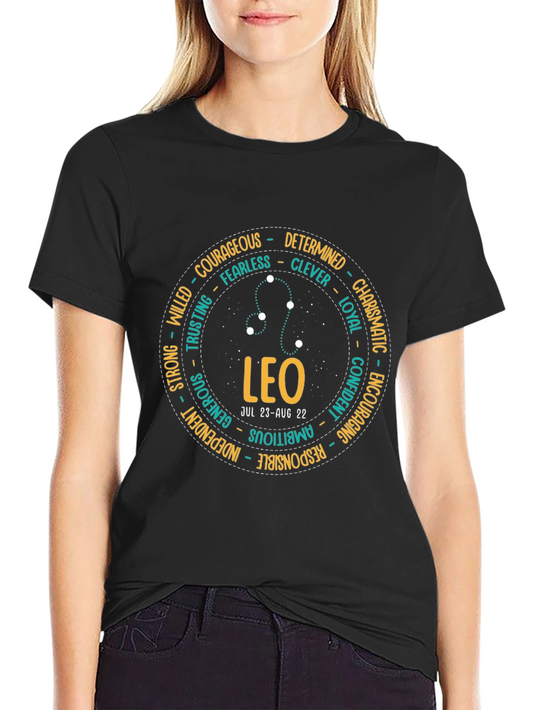 Leo Zodiac Sign T-Shirt
