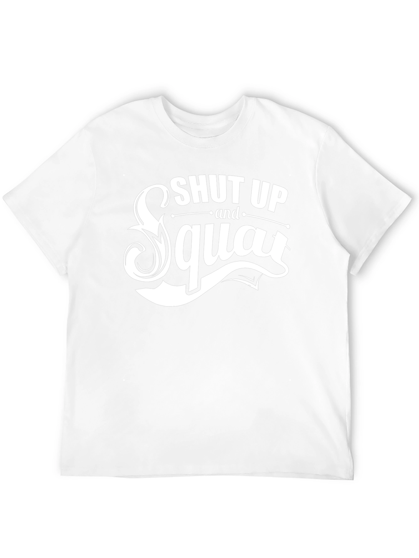 Shut Up and Squat Black T-Shirt Gym Workout