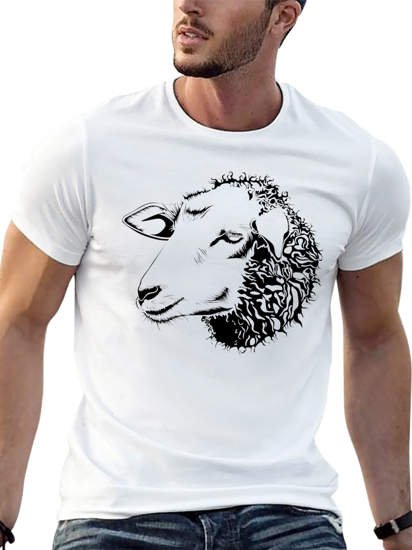 Black Sheep Graphic Tee - Unisex Soft Cotton T-Shirt