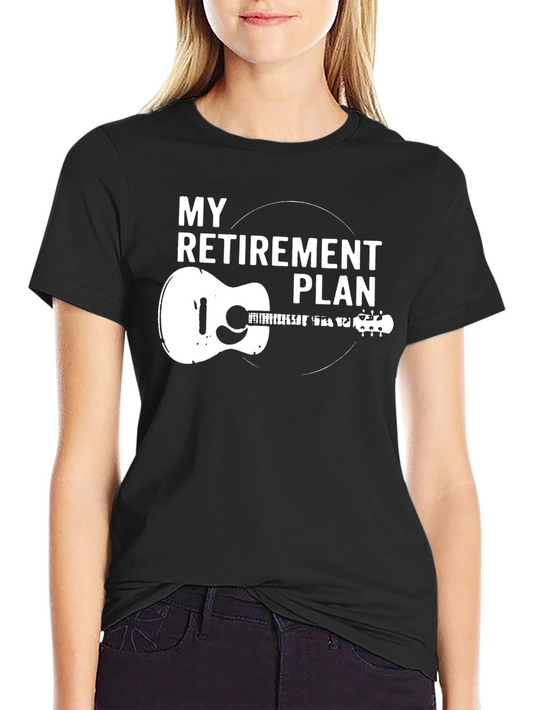 My Retirement Plan Guitar Graphic T-Shirt