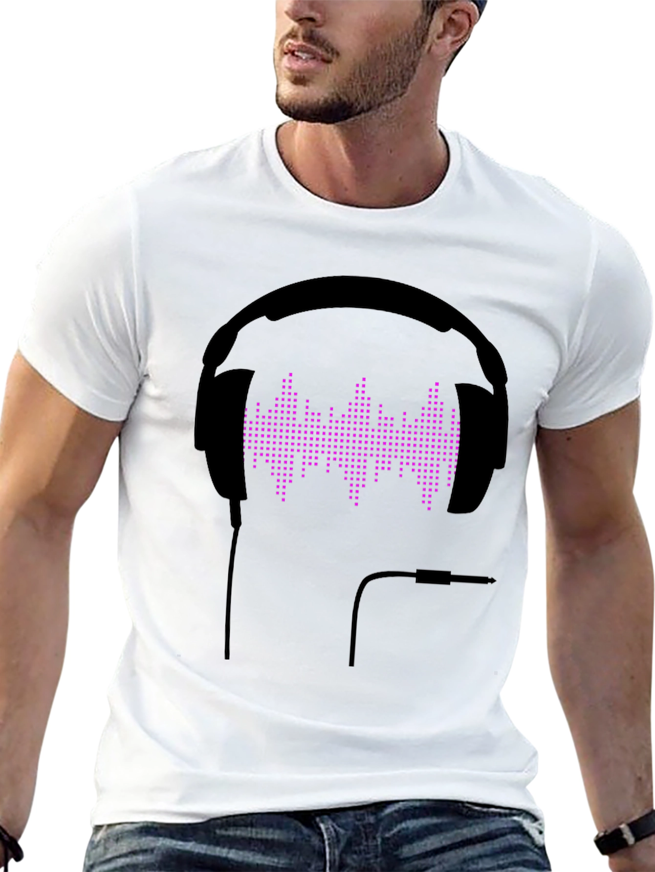 Headphone Equalizer T-Shirt - Black