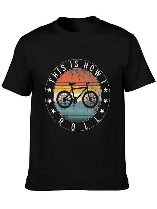 This Is How I Roll Bike Graphic Tee